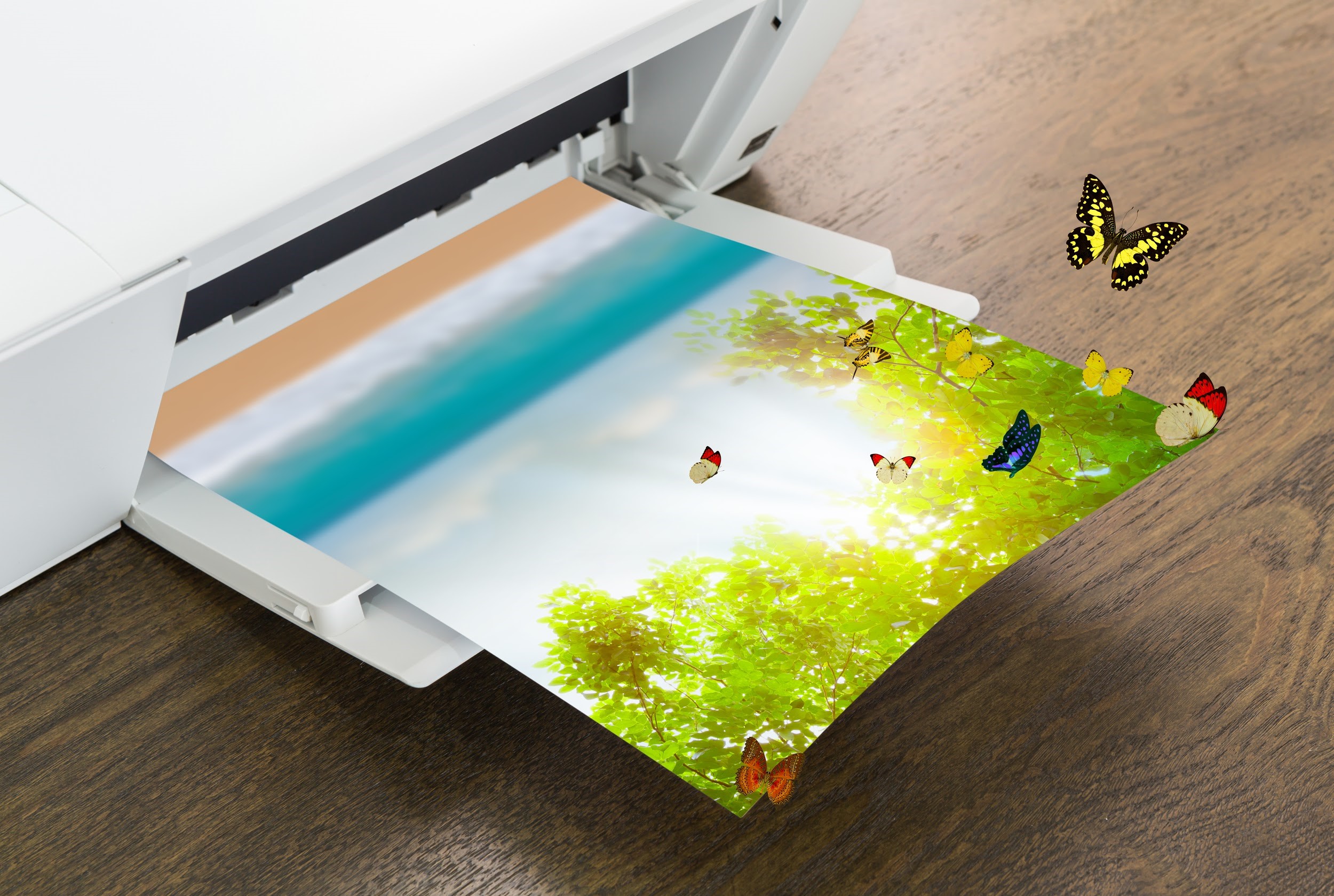 think before you print! -